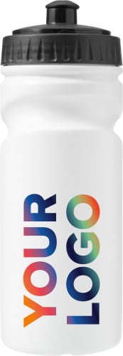 100% recyclebare kunststof drinkfles (500 ml)-Zwart