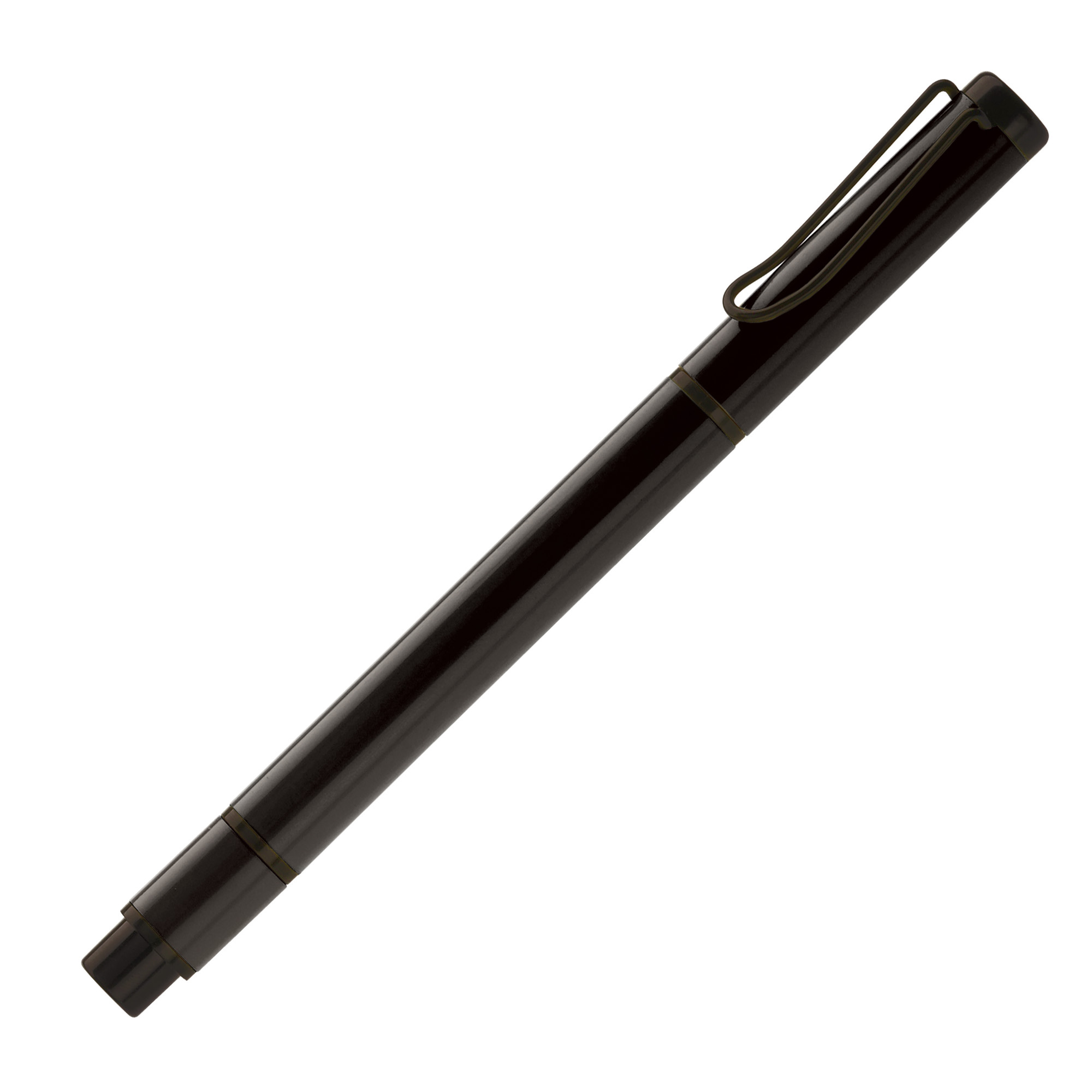 2 in 1 balpen met marker-Zwart