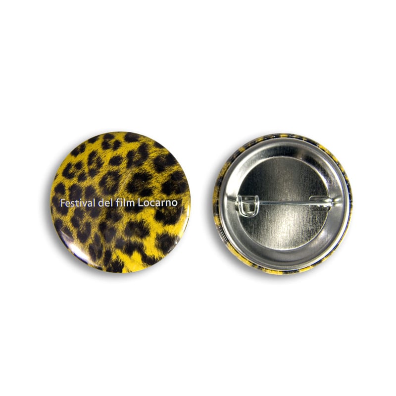 Button met speld 31 mm-Zilver, #c4c4c4-1 kleur