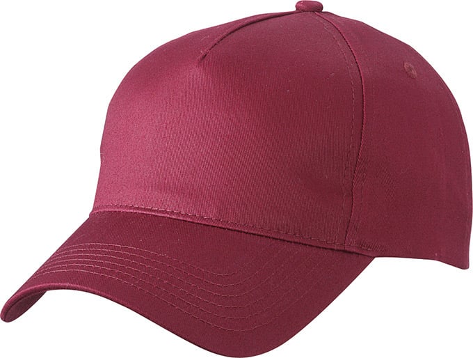 5 Panel Cap-Dieprood