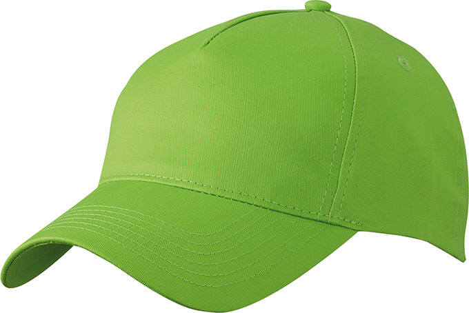 5 Panel Cap-Lime