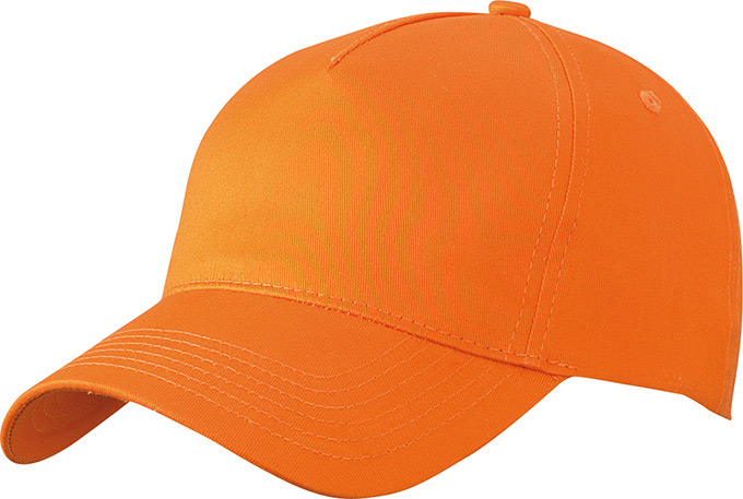 5 Panel Cap-Oranje