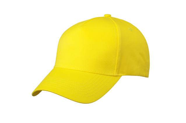 5 Panel Cap-Zon-geel