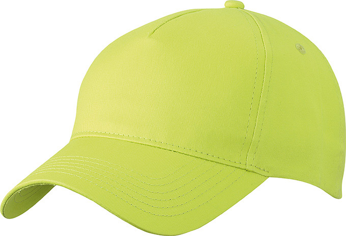 5 Panel Cap-Zonnig-lime