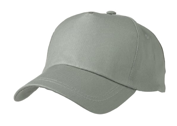 5 Panel Promo Cap Lightly Laminated-Donkergrijs