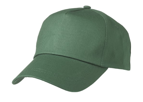 5 Panel Promo Cap Lightly Laminated-Donkergroen