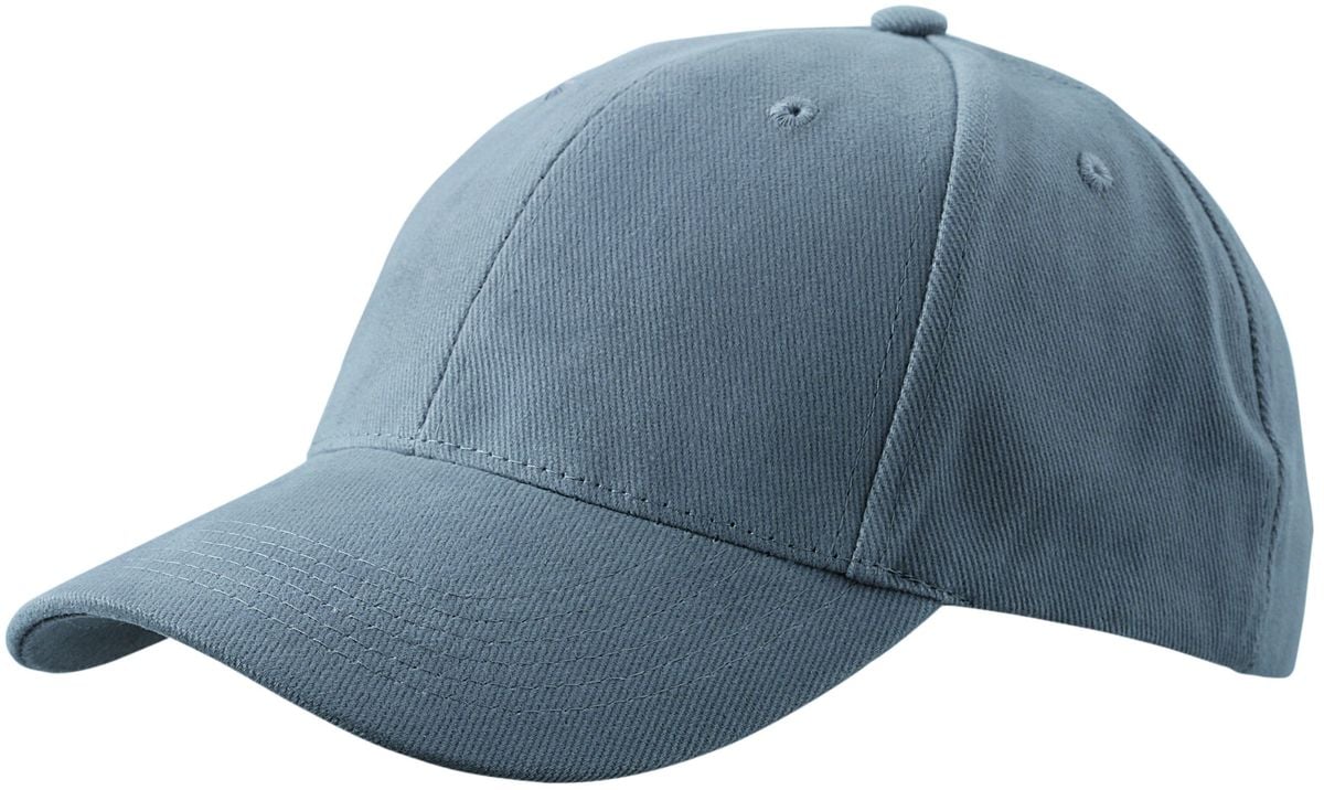 6 Panel Cap Low-Profile-Donkergrijs