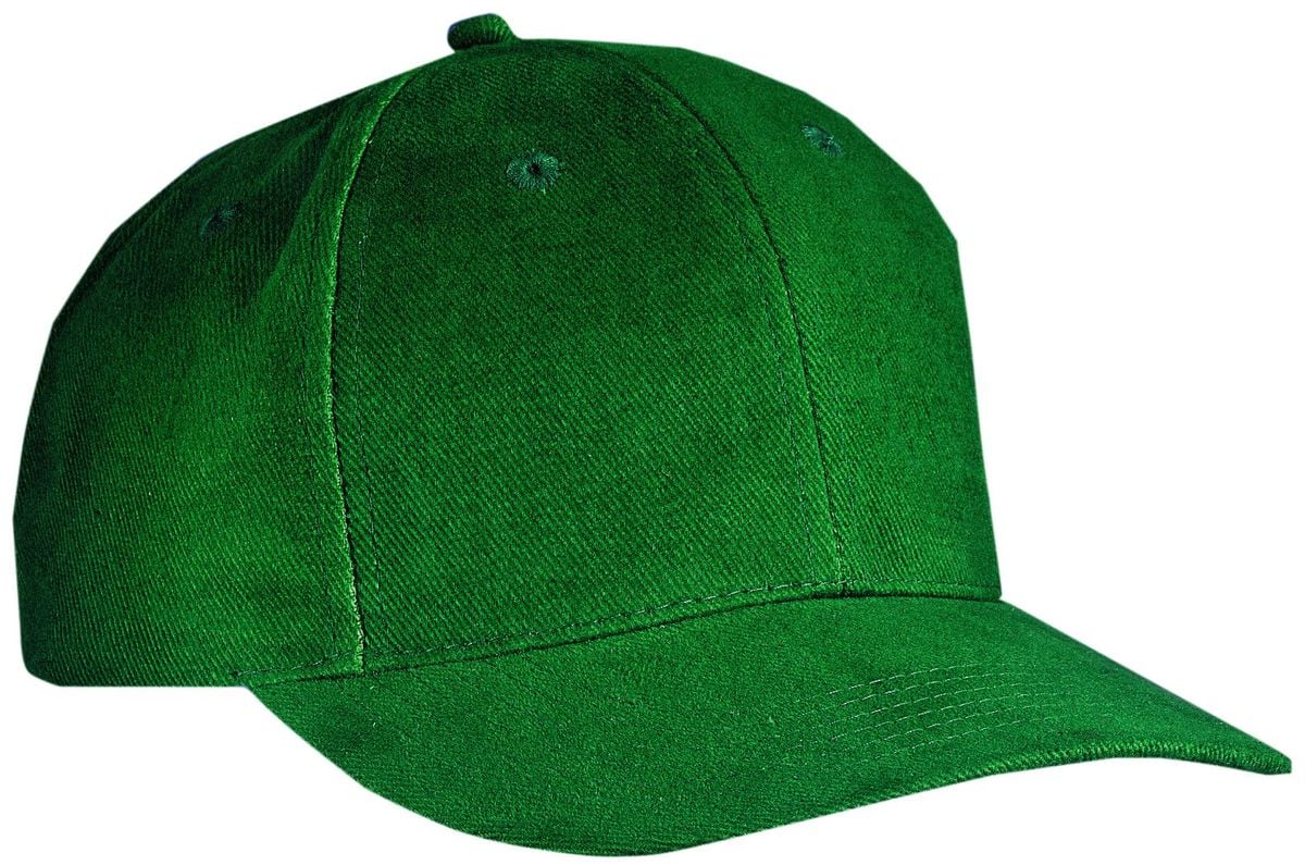 6 Panel Cap Low-Profile-Donkergroen