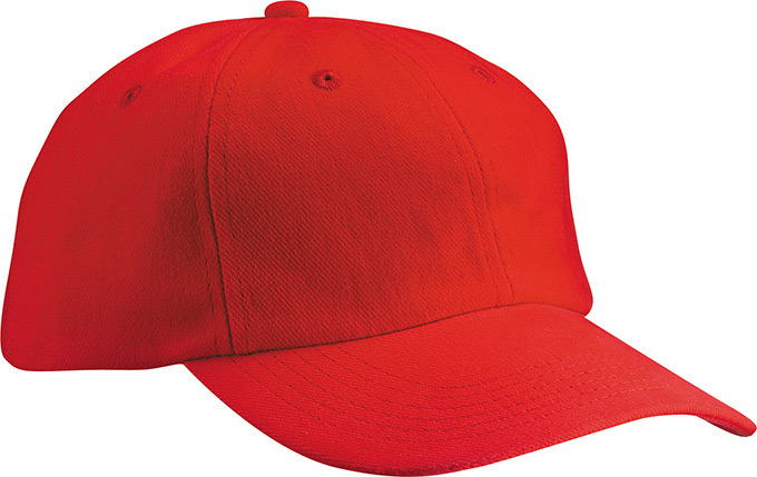 6 Panel Cap Low-Profile-Rood