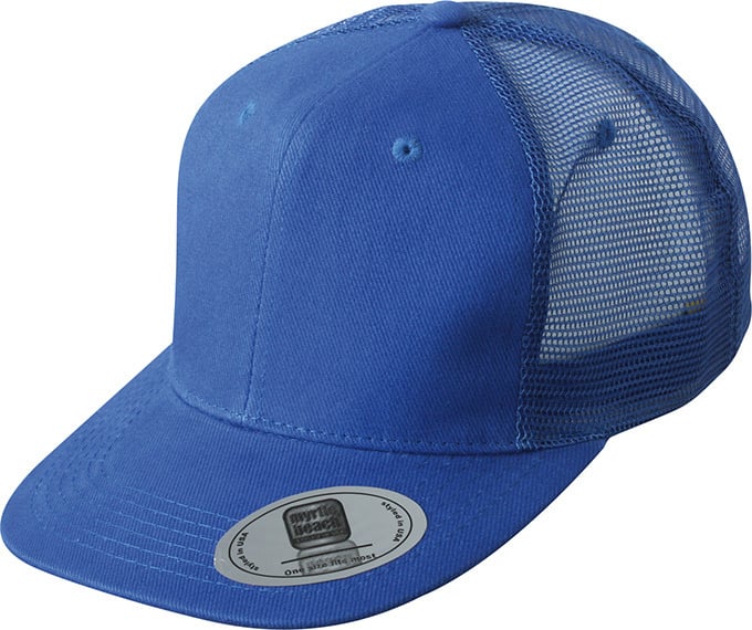 6 Panel Flat Peak Cap-Royal