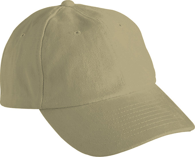 6 Panel Raver Cap-Beige