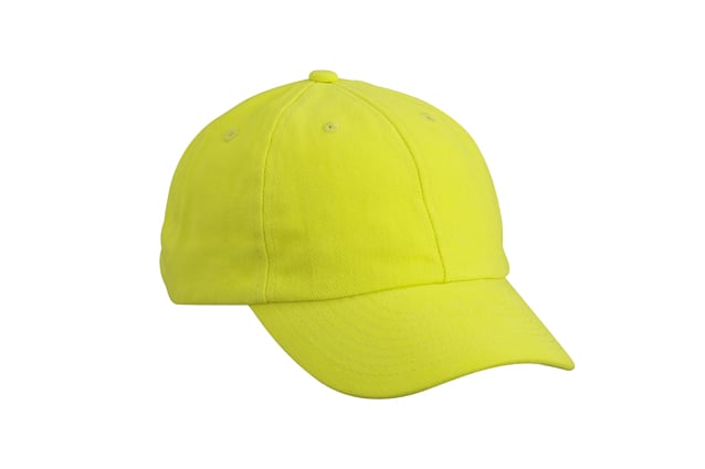 6 Panel Raver Cap-Chemisch geel