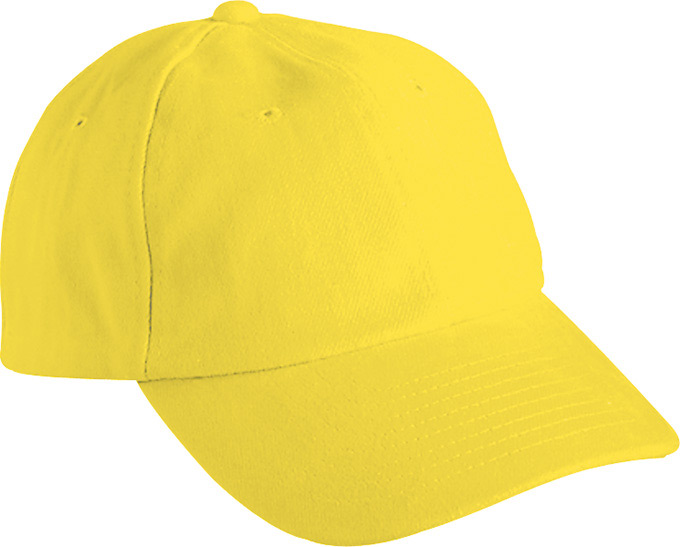 6 Panel Raver Cap-Geel