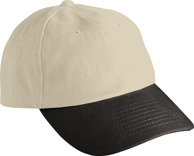 6 Panel Raver Cap-Licht khaki/zwart