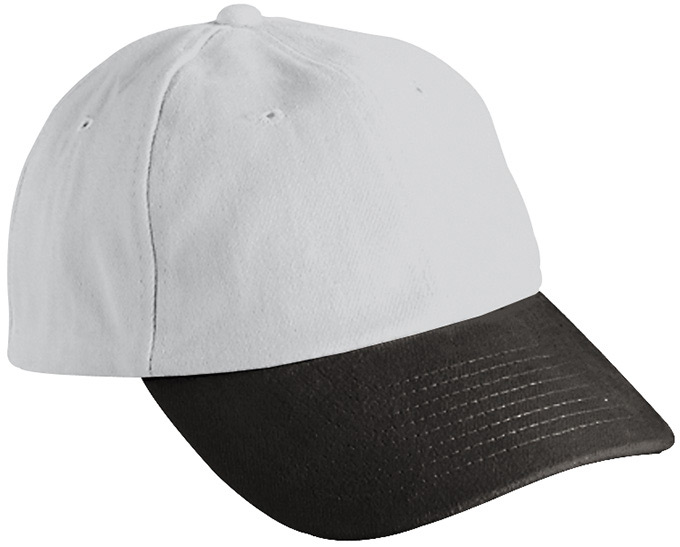 6 Panel Raver Cap-Lichtgrijs/zwart