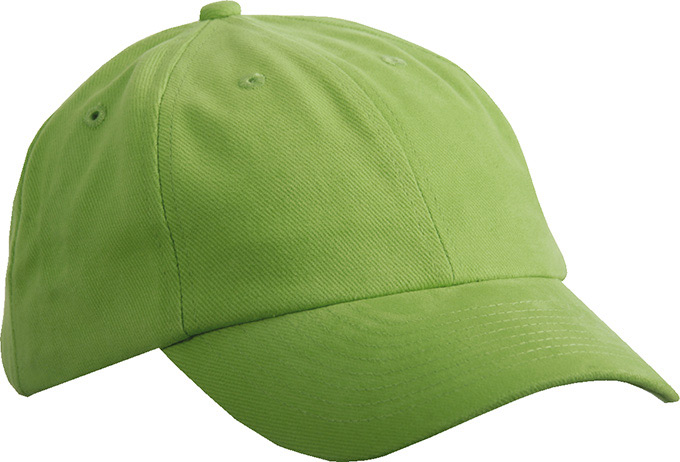 6 Panel Raver Cap-Lime