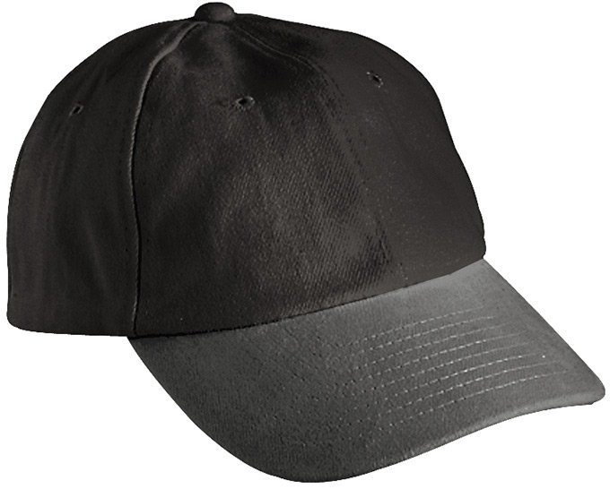 6 Panel Raver Cap-Zwart/houtskool