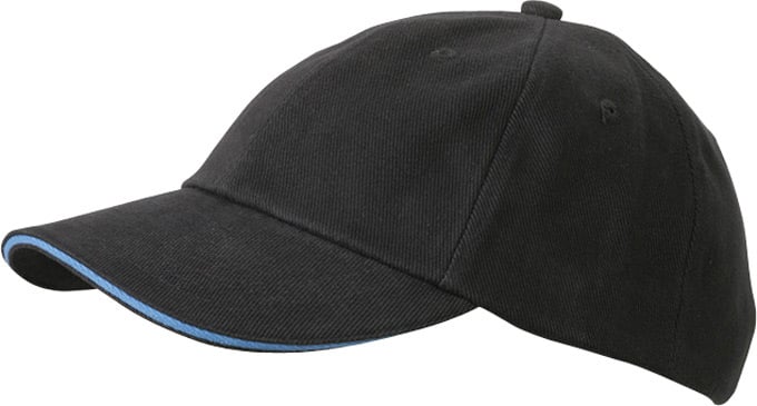 6 Panel Raver Sandwich Cap-Grafiet/aqua