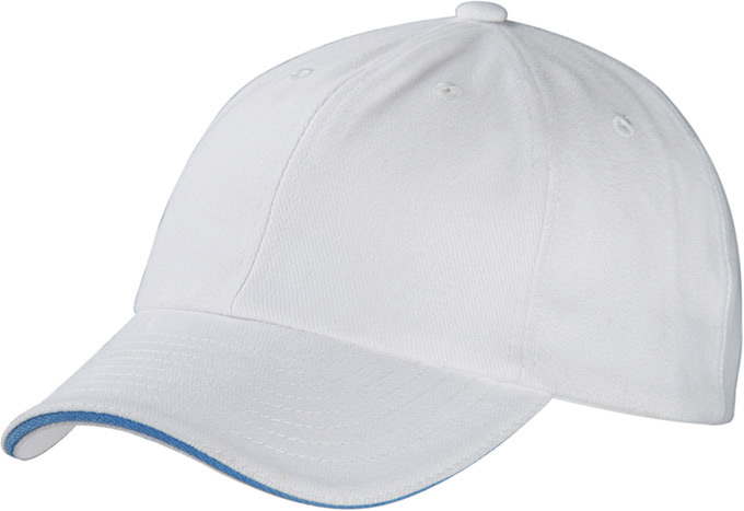 6 Panel Raver Sandwich Cap-Wit/aqua