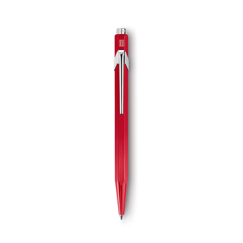 Caran d'Ache 849 Balpen-Rood Metal, #c0122d-1 kleur