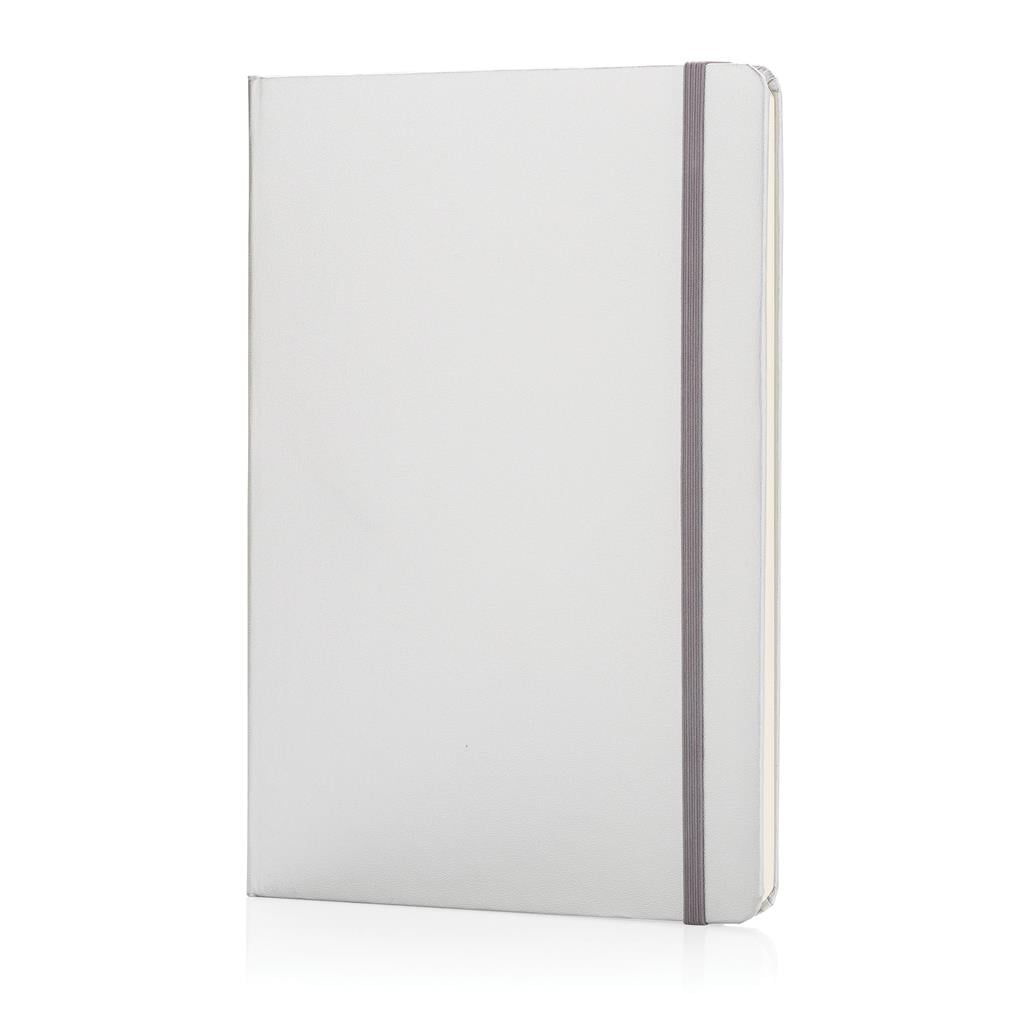 A5 basic hardcover notitieboek-Zilver