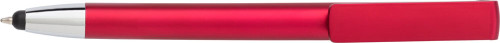 ABS balpen met telefoon standaard en stylus-Rood