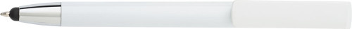 ABS balpen met telefoon standaard en stylus-Wit