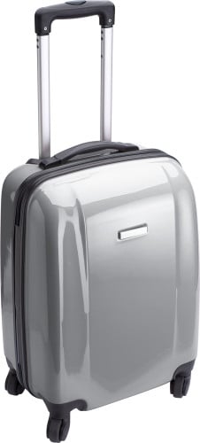ABS Trolley 4 wielen diverse opties-Grijs-Zonder opdruk