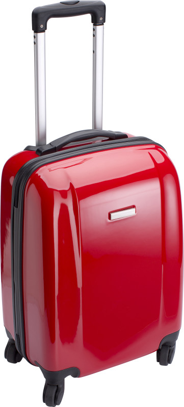ABS Trolley 4 wielen -Rood
