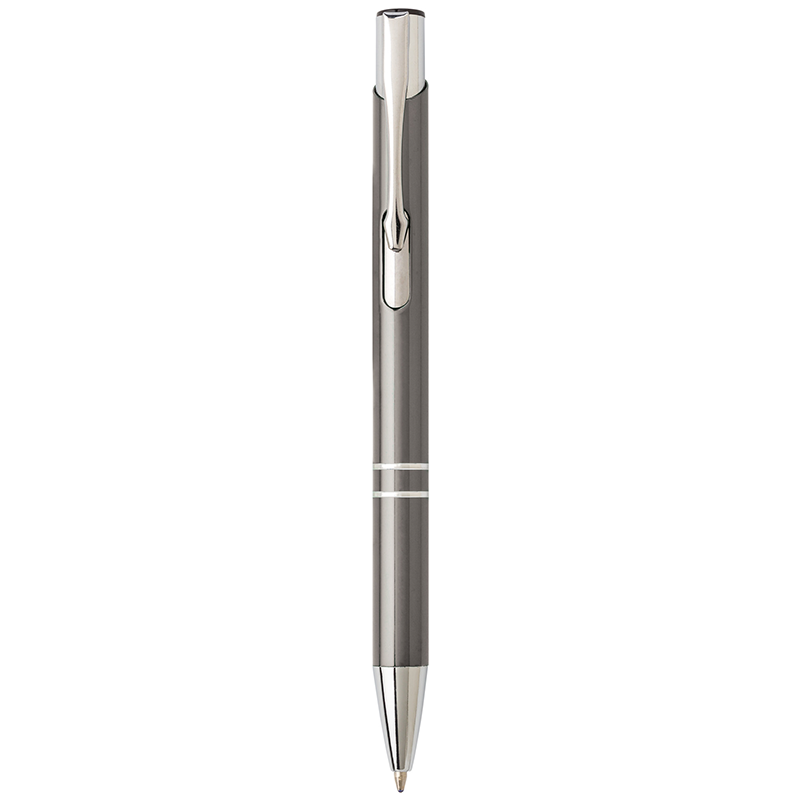 Aluminium balpen met hoogglans UV coating-Grijs