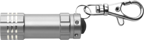 Aluminium zaklamp met 3 LED-Zilver-Zonder opdruk