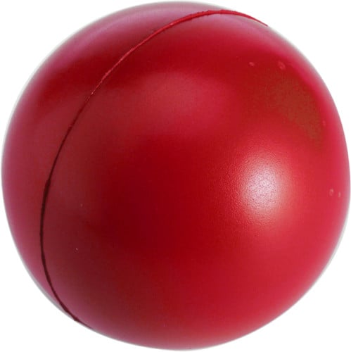 Anti-stess bal van PU foam.-Rood-Zonder opdruk