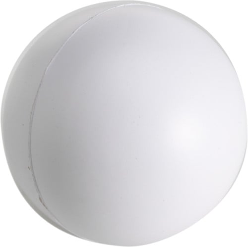 Anti-stess bal van PU foam.-Wit-Zonder opdruk