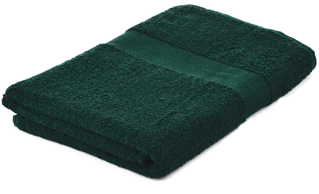 Badhanddoek Original-Borduring-Donkergroen, #204930