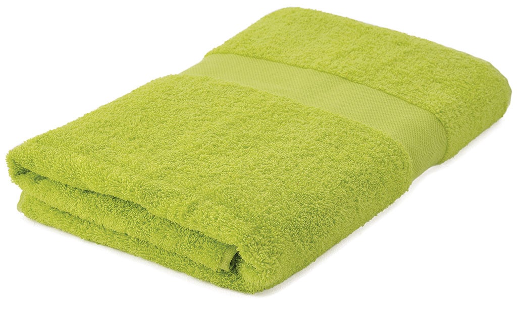 Badhanddoek Original-Borduring-Groen, #c6e446