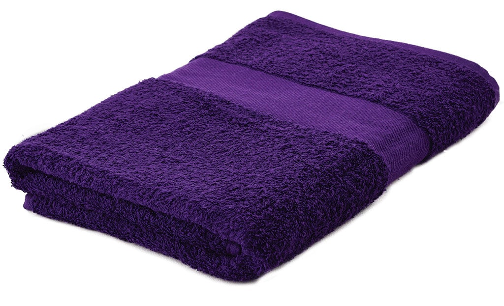 Badhanddoek Original-Borduring-Paars, #5734a2