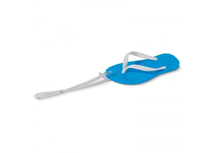 Bagagelabel Slipper-Blauw