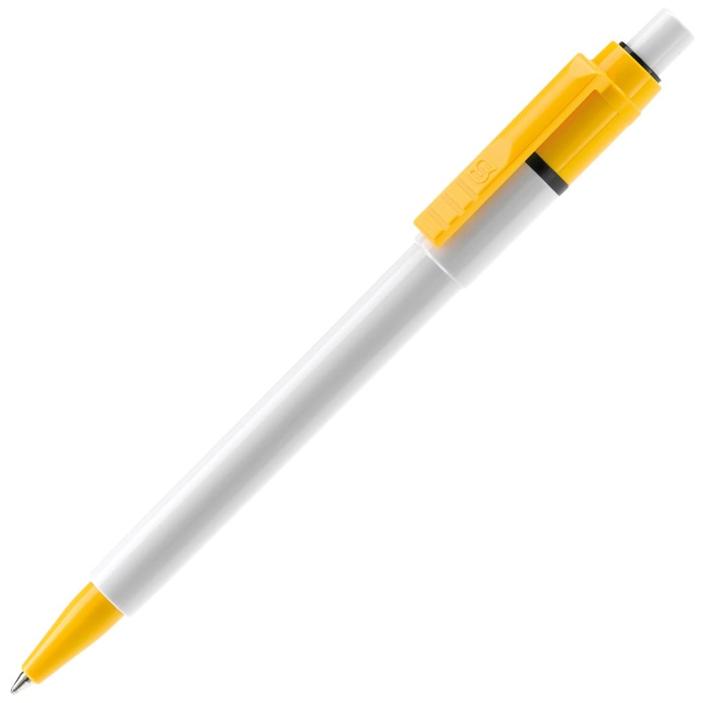 Balpen Baron-Wit / geel