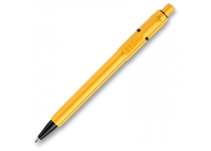Balpen Baron Hardcolor-Geel / zwart