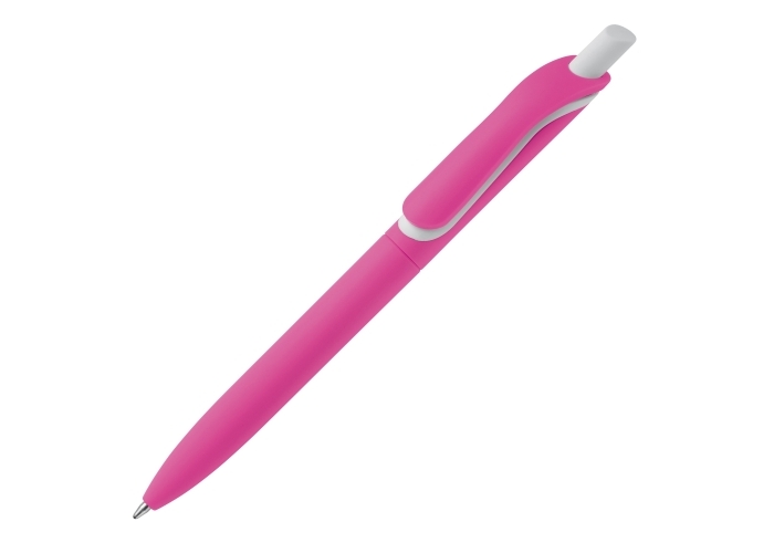 Pen soft-touch afwerking en clip met spiegel-effect | Vanaf 1,0