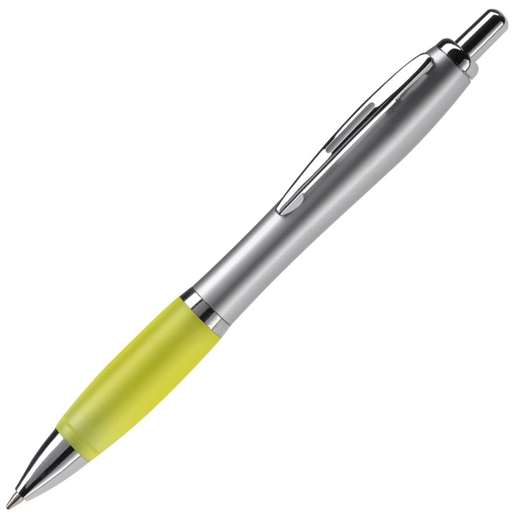 Balpen Hawai Silver-Zilver / geel