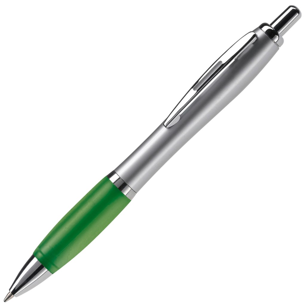Balpen Hawai Silver-Zilver / groen