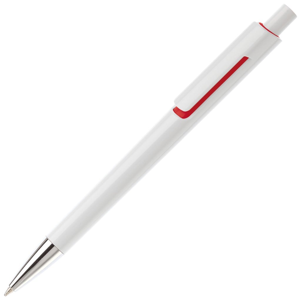 Balpen Illusion-Wit / rood