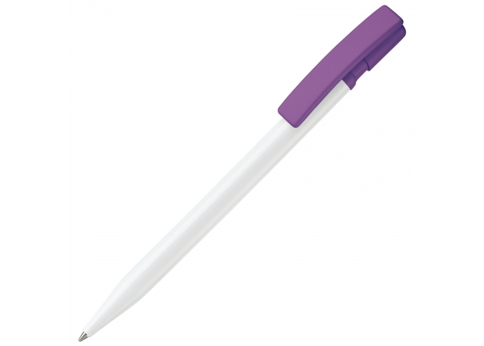 Balpen Nash Hardcolor-Wit / paars