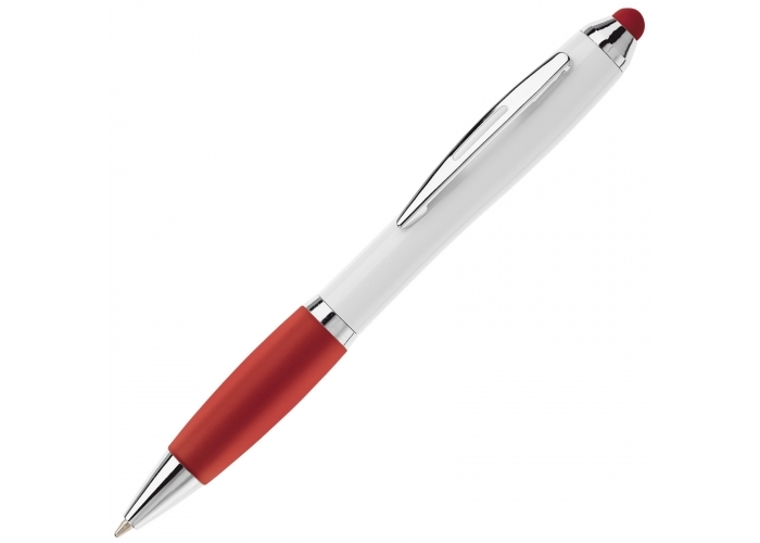 Balpen Stylus Hawai Hardcolor-Wit / rood