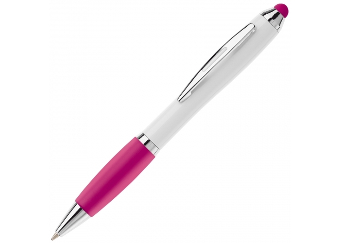 Balpen Stylus Hawai Hardcolor-Wit / roze