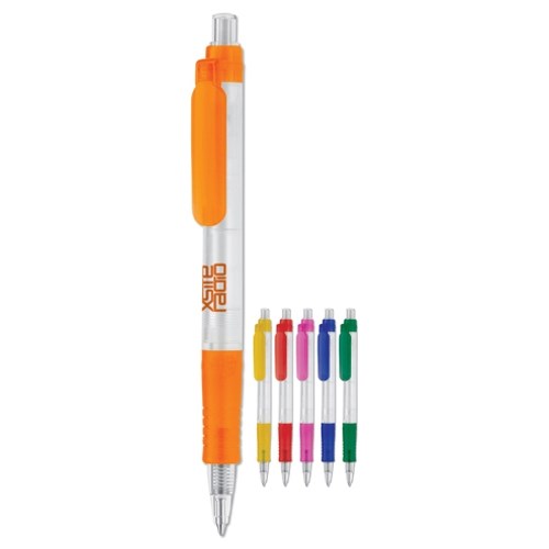 Balpen Vegetal Pen Clear-Frosted geel