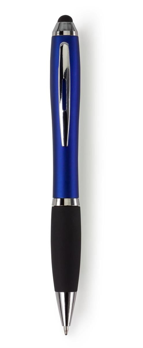 Balpen voor touch schermen-Blauw-Zonder opdruk