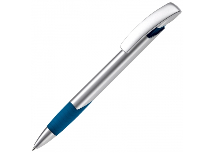 Balpen Zorro Hardcolor-Zilver / donker blauw
