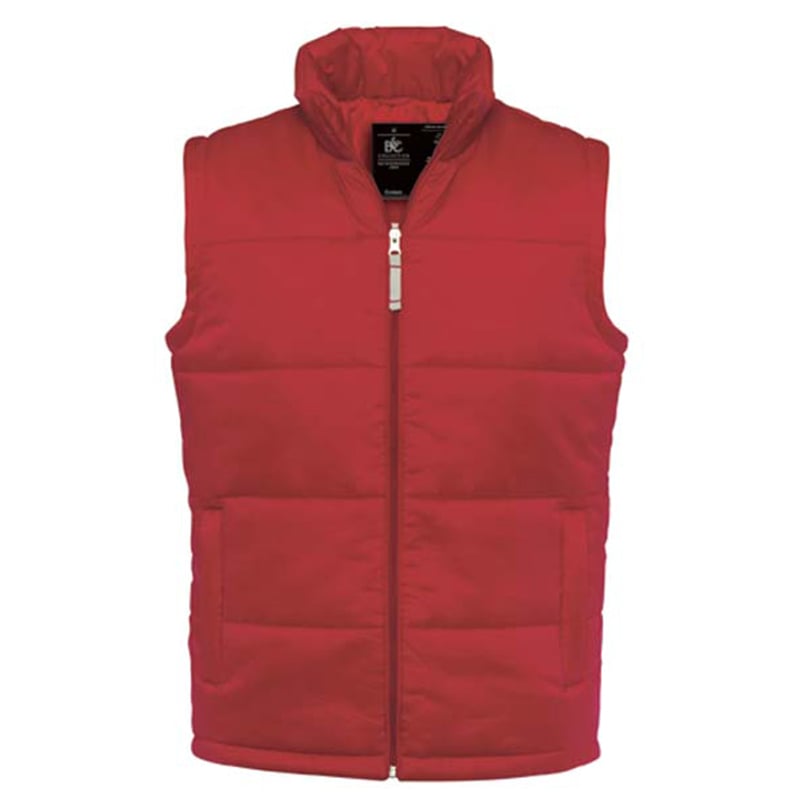 Bodywarmer Men-Rood
